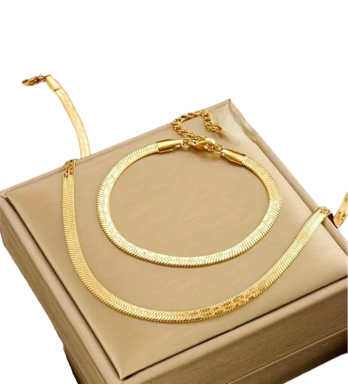 Golden Set - Halskette und Armband